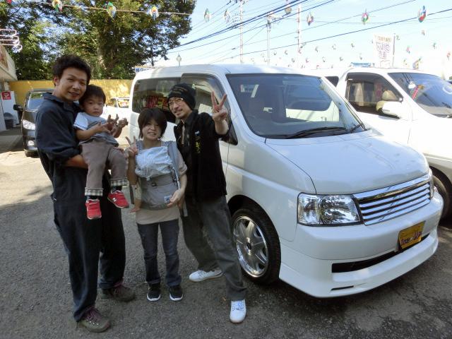 川越市でステップワゴン中古車をご購入されたお客様